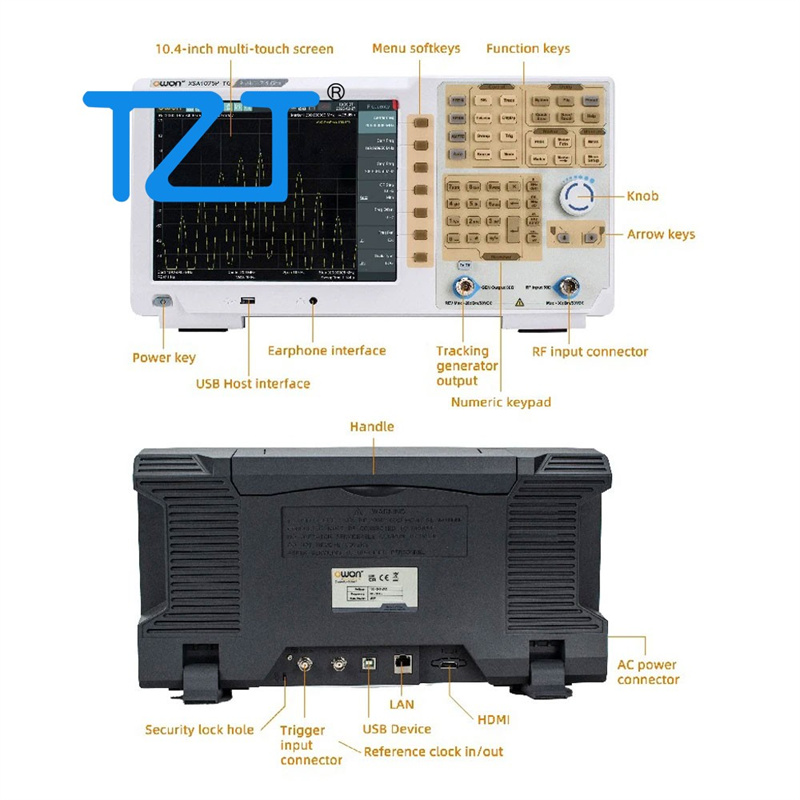 Tzt owon XSA1015P-TG/XSA1032P- - Spectrum Analyzer Tracking Generator 1.5Ghz avaliação e preço