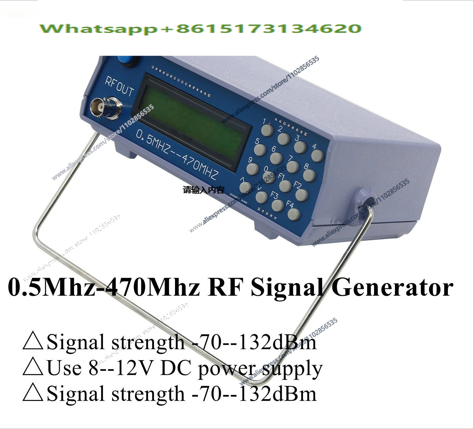 Gerador de Sinal RF 0.5Mhz-470 - Rf Signal Generator 0.5Mhz To 470Mhz avaliação e preço