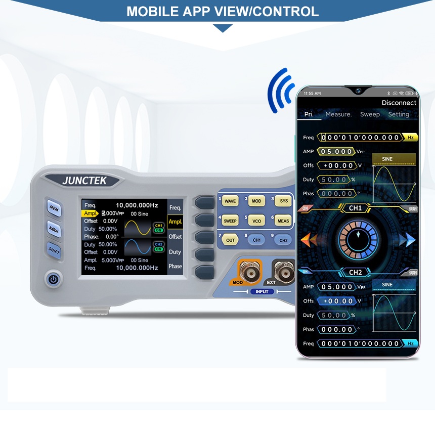 JDS8060 JDS8000 Função 60Mhz G - Dual Channel Arbitrary Waveform Function Generator 60Mhz avaliação e preço