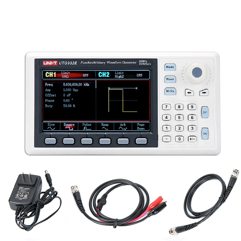 Função utg962e gerador de form - Dual Channel Arbitrary Waveform Function Generator 60Mhz avaliação e preço