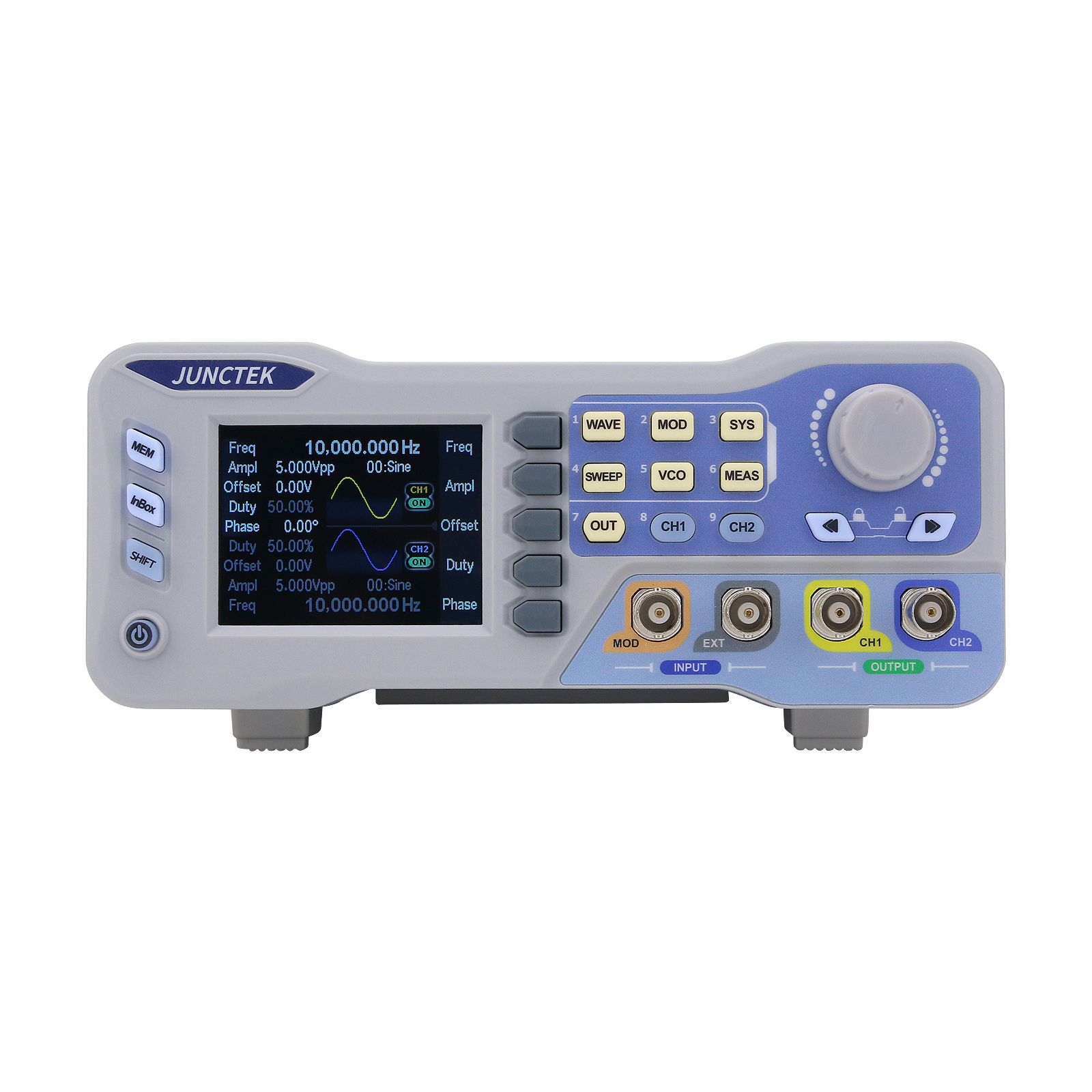Gerador de Sinal de Forma de O - Dual Channel Arbitrary Waveform Function Generator 60Mhz avaliação e preço
