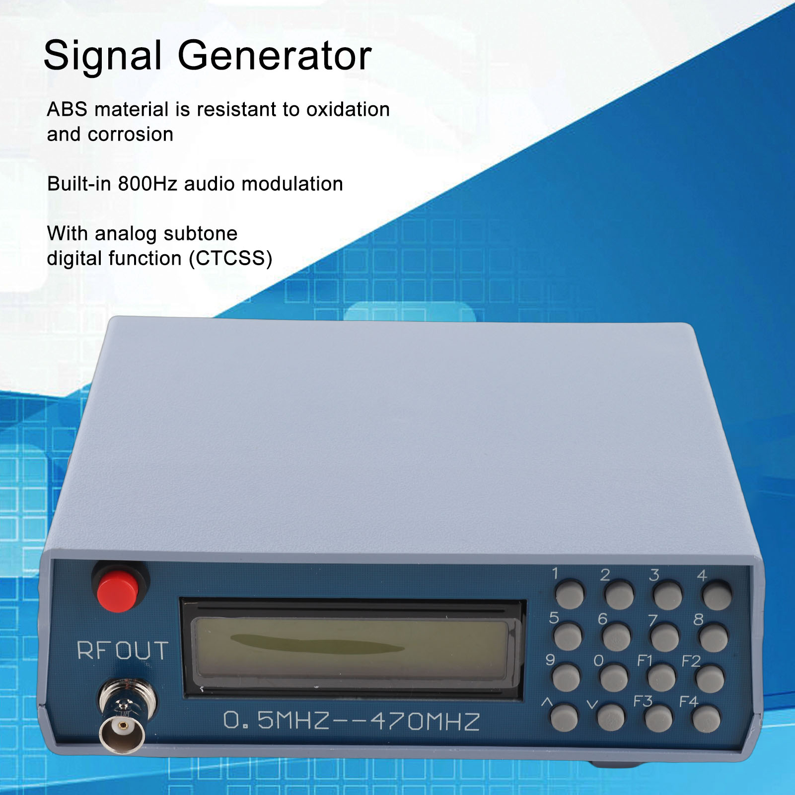 Gerador de Sinal RF, Fonte de  - Rf Signal Generator 0.5Mhz To 470Mhz avaliação e preço