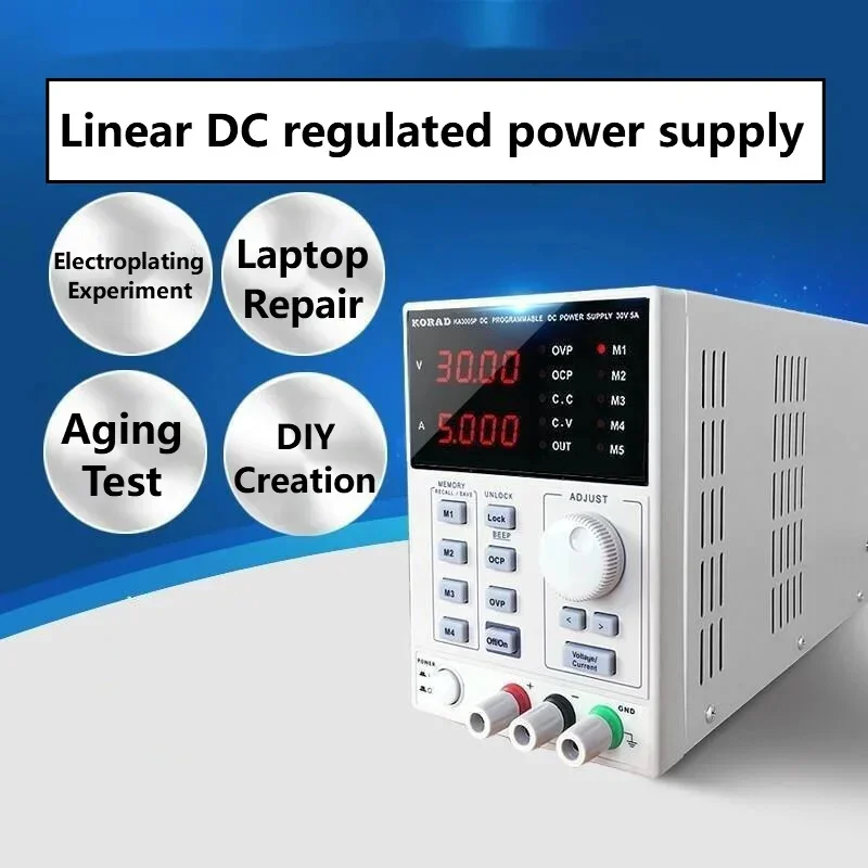 Fonte de Alimentação DC Linear - Programmable Linear Dc Power Supply 30V 10A avaliação e preço