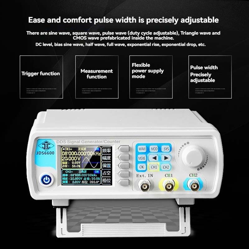 Gerador de sinal dds de canal  - Dual Channel Arbitrary Waveform Function Generator 60Mhz avaliação e preço