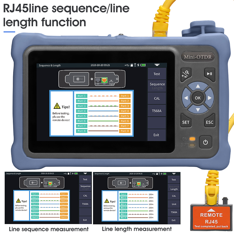 MINI OTDR 1310/1550nm 26/24dB  - Optical Time Domain Reflectometer Otdr 1310 1550Nm avaliação e preço