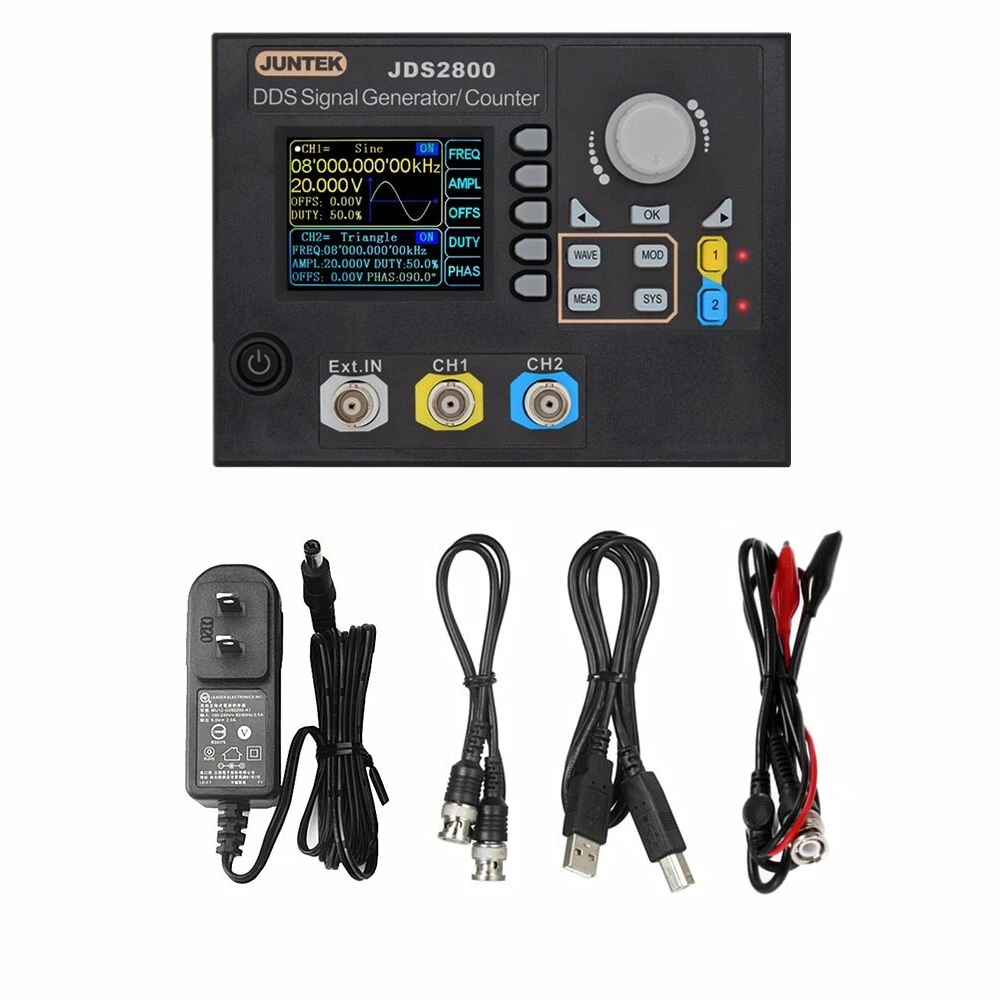 JDS2800-15M 60MHz Função DDS G - Dual Channel Arbitrary Waveform Function Generator 60Mhz avaliação e preço