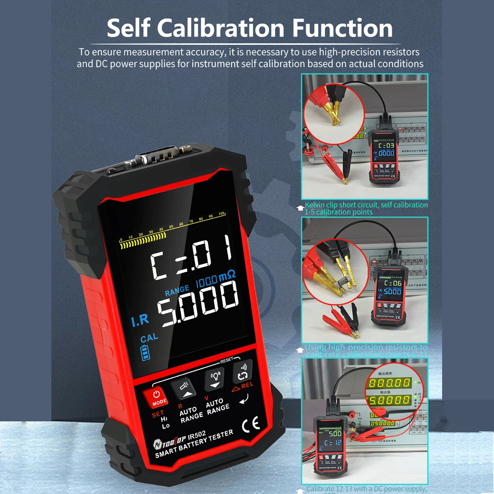TOOLTOP-Resistência Interna Te - Battery Internal Resistance Tester Four Wire avaliação e preço