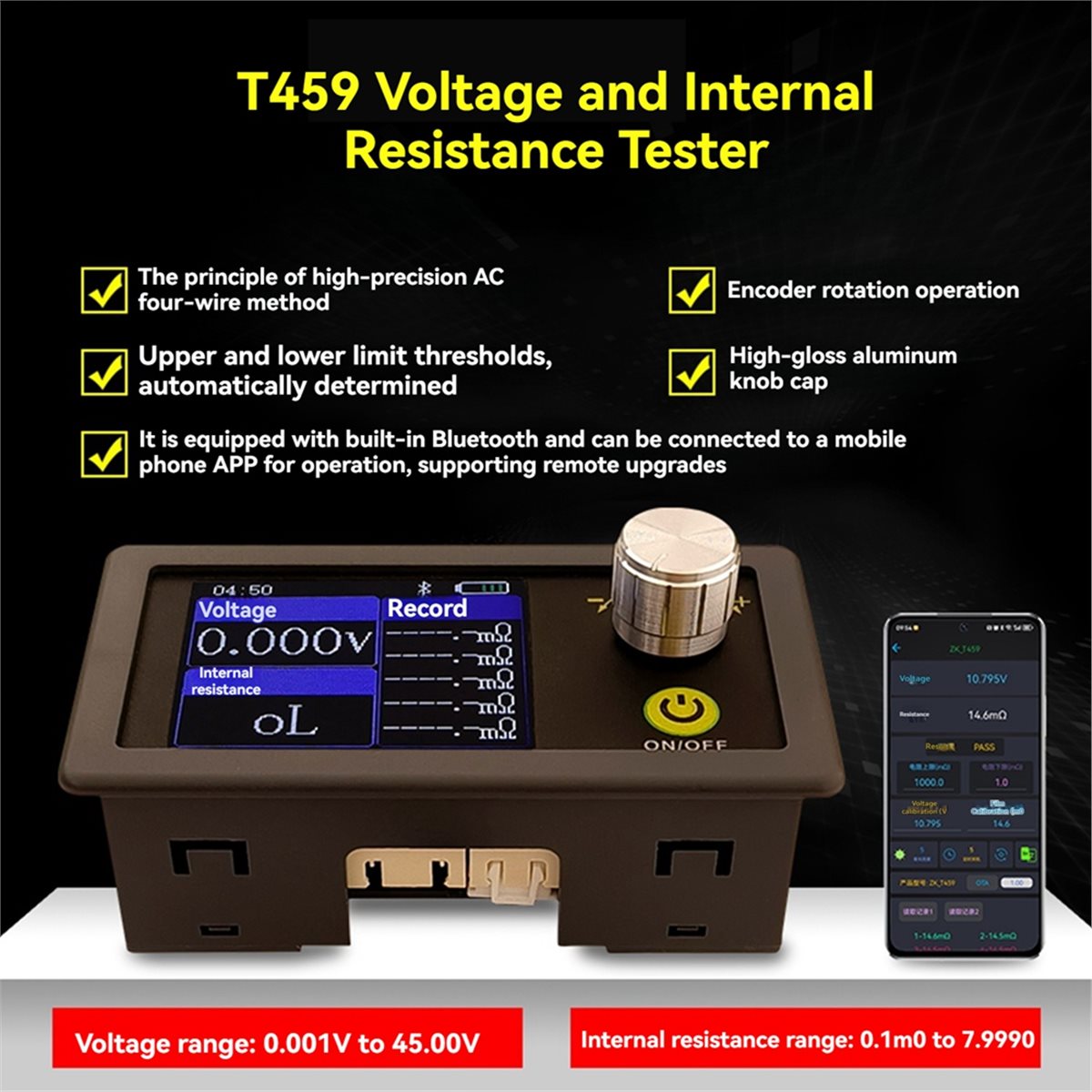 Testador de Resistência Intern - Battery Internal Resistance Tester Four Wire avaliação e preço