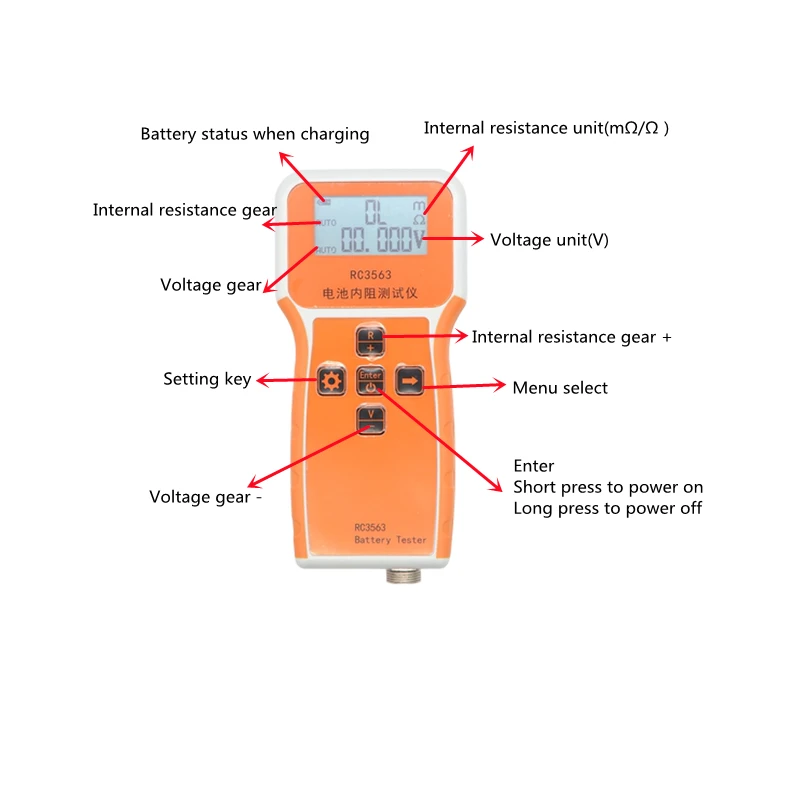 Testador de Resistência Intern - Battery Internal Resistance Tester Four Wire avaliação e preço