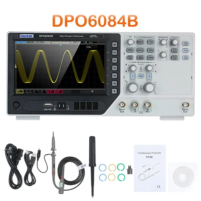 Osciloscópio de armazenamento  - Digital Storage Oscilloscope 4 Channel 100Mhz avaliação e preço