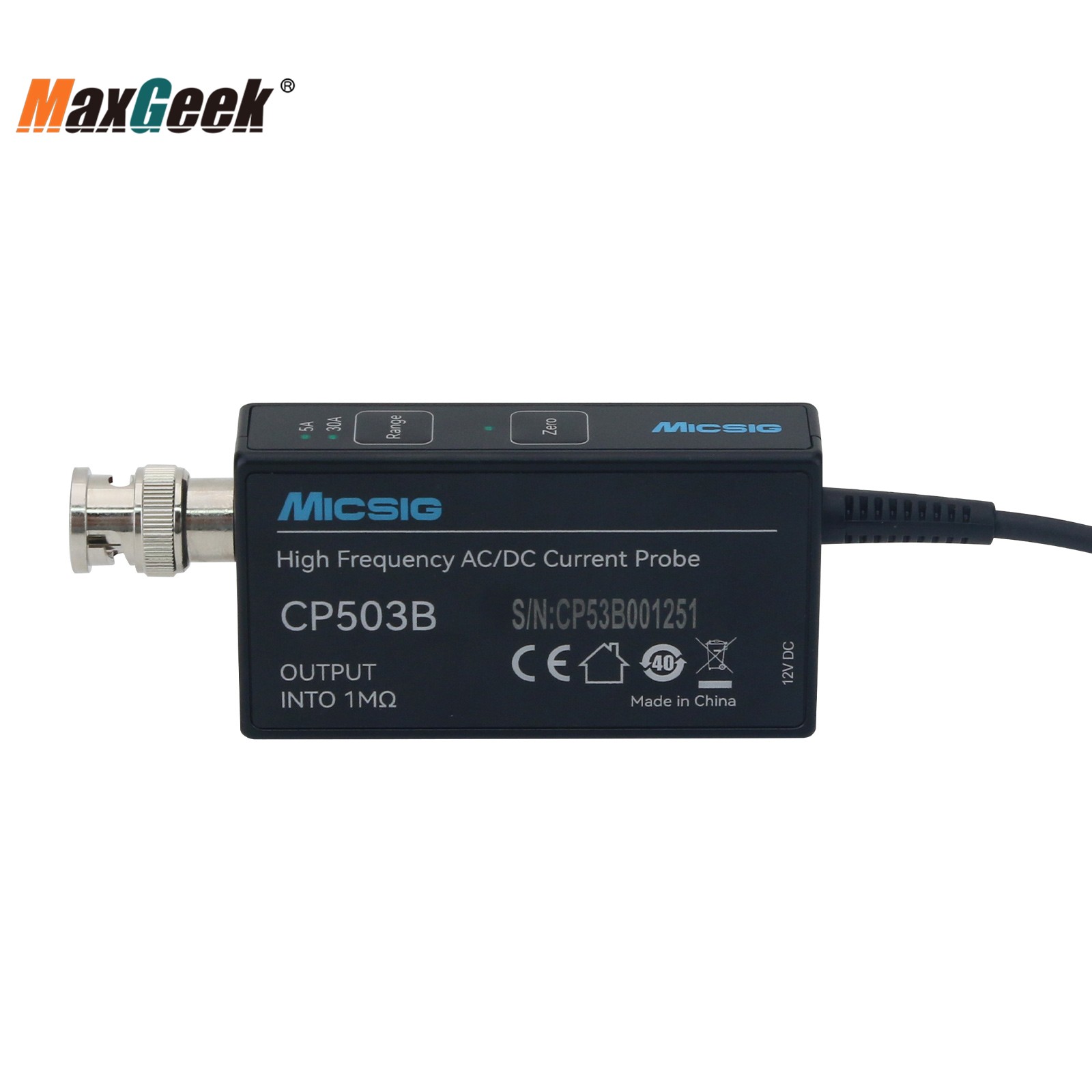 Micsig alta frequência cp503b  - Current Probe Ac Dc 50Mhz Oscilloscope avaliação e preço